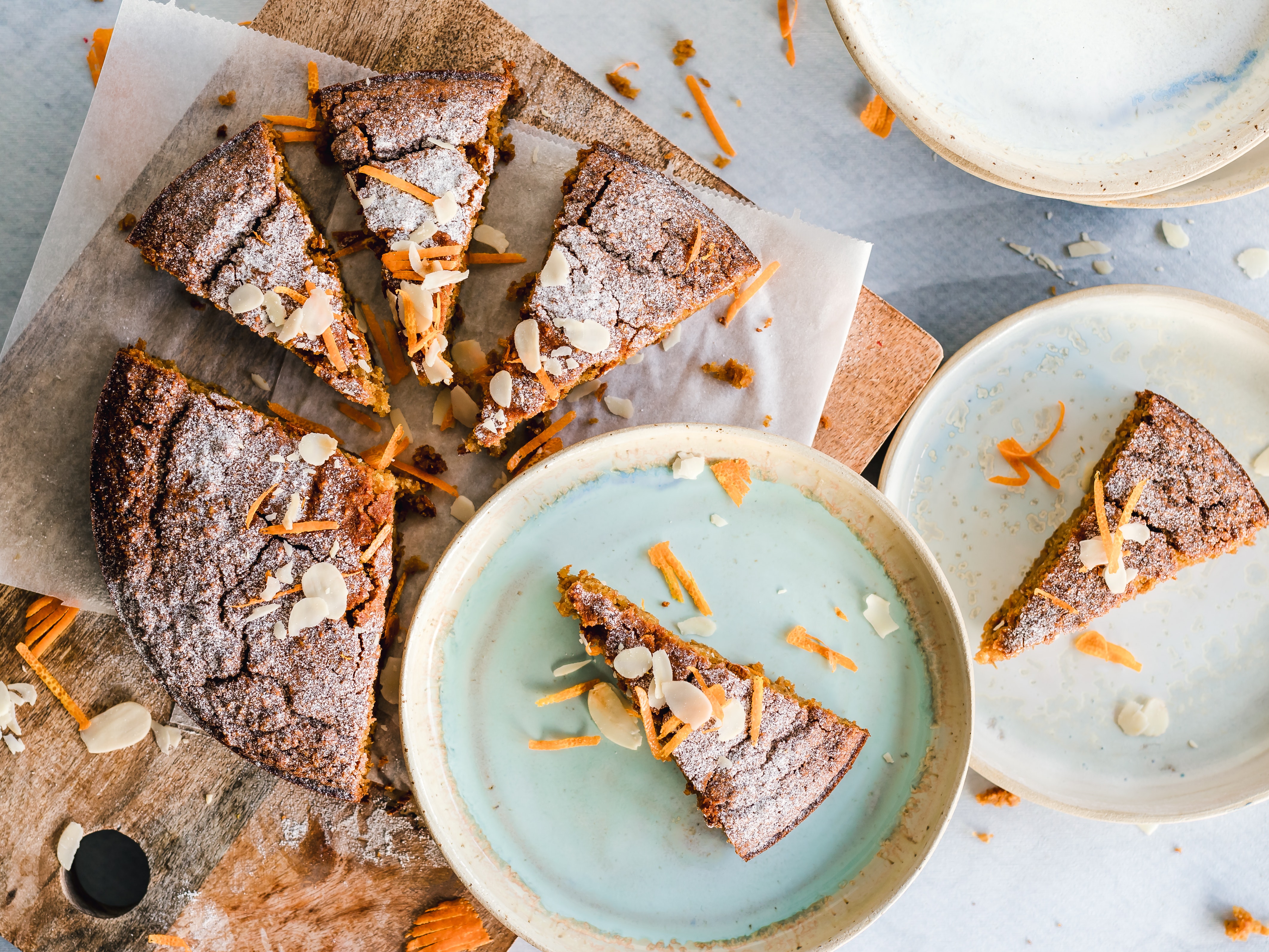 Glutenvrije Wortelcake